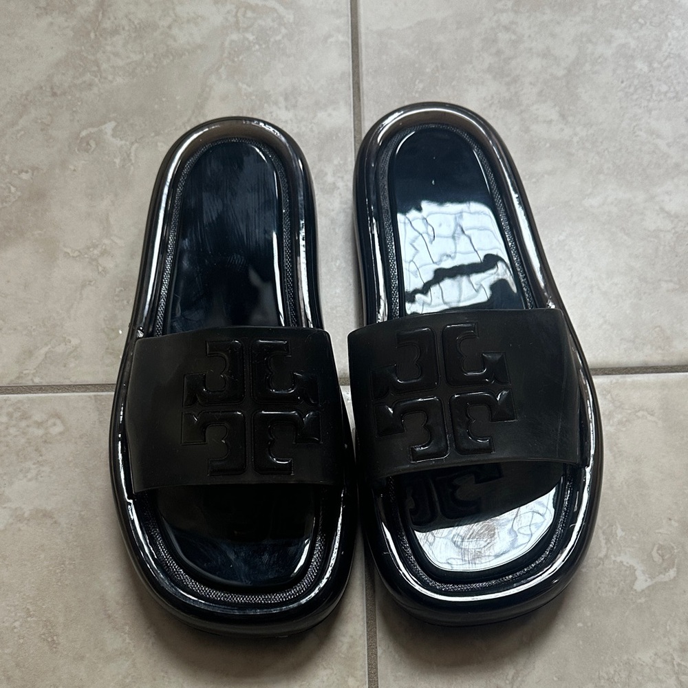 Women’s Black Slide Sandals - Sleek Slip-On Comfort